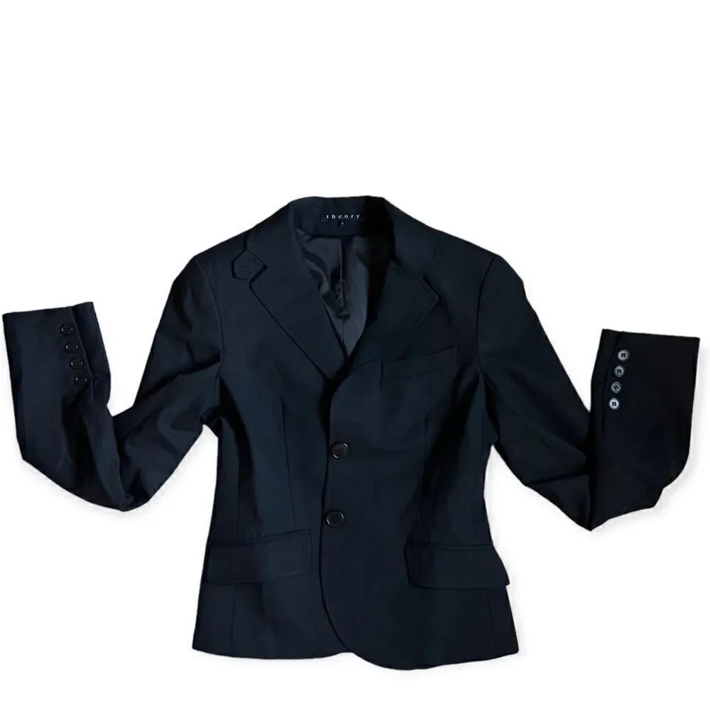 Theory black blazer, Size 6